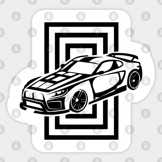 The Sport Car Sticker by WildyWear